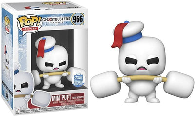 Pop Ghostbusters Afterlife Mini Puft with Weight Vinyl Figure Funko Exclusive #956