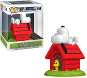 Pop Peanuts Snoopy & Woodstock with Doghouse Deluxe Vinyl Figure