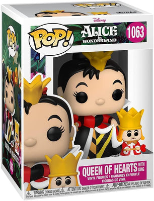 Pop Alice in Wonderland 70th Queen of Hearts with King Vinyl Figure #1063