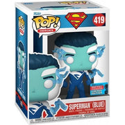 Pop Superman Superman (Blue) Vinyl Figure 2021 Fall Convention Exclusive