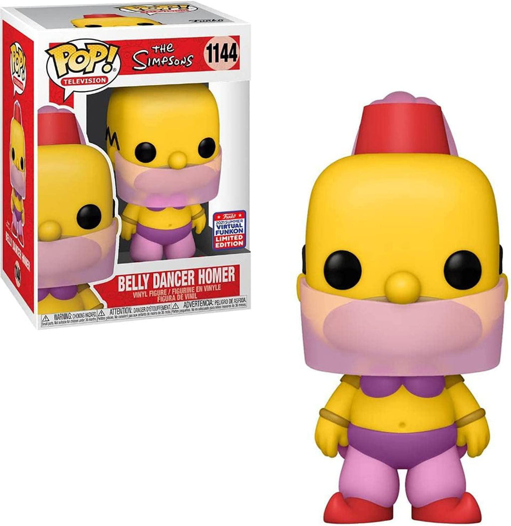 Pop Simpsons Belly Dancer Homer Vinyl Figure 2021 Summer Convention Shared Exclusive