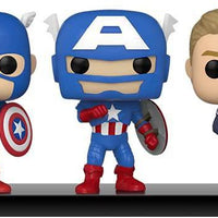 Pop Marvel Year of the Shield Captain America Through the Ages Vinyl Figure 5-Pack Special Edition