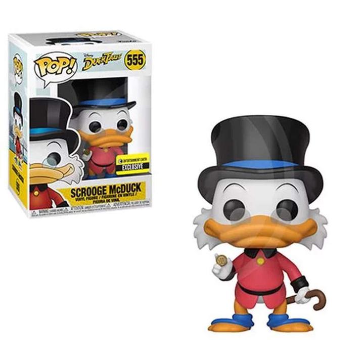 Pop DuckTales Scrooge McDuck Red Coat Vinyl Figure Entertainment Earth Exclusive