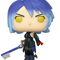 Pop Kingdom Hearts III Dark Aqua WithvKeyblade Vinyl Figure BoxLunch Exclusive