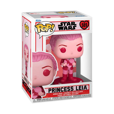 Pop Star Wars Valentines Princess Leia Vinyl Figure #589