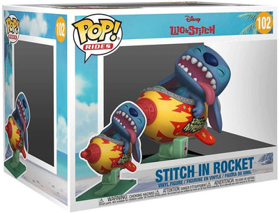 Pop Rides Lilo & Stitch Stitch in Rocket Vinyl Figure