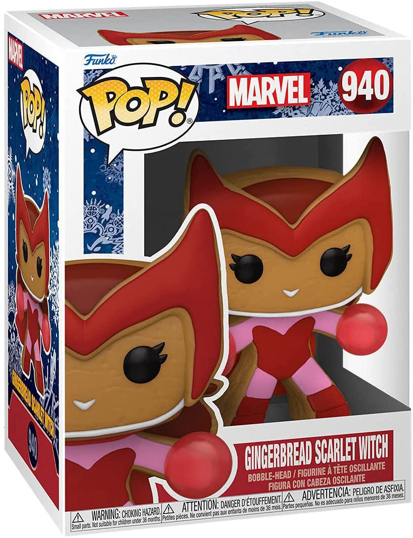 Pop Marvel Holiday Gingerbread Scarlet Witch Vinyl Figure