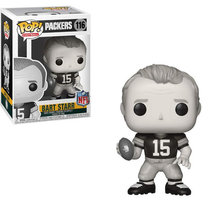 Pop NFL Legends Packers Bart Starr Black & White Vinyl Figure