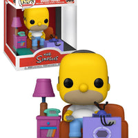 Pop Simpsons Homer Watching TV Deluxe Vinyl Figure #909