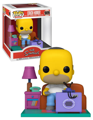 Pop Simpsons Homer Watching TV Deluxe Vinyl Figure #909