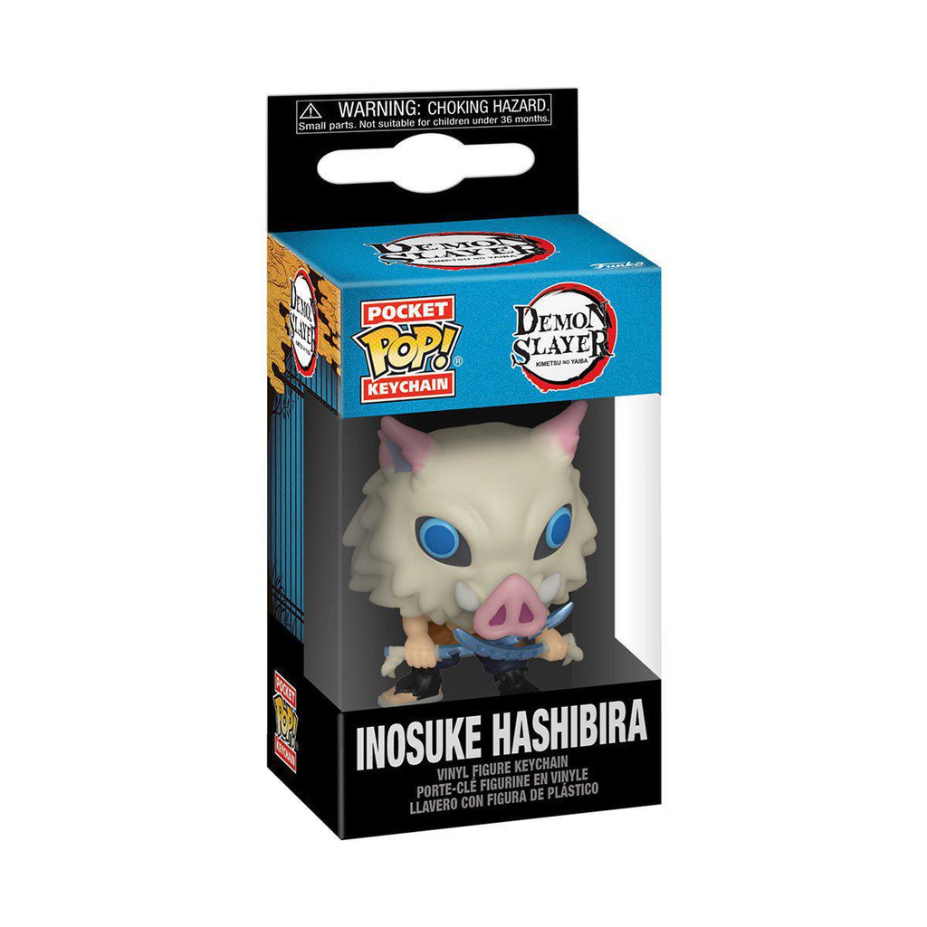 Pocket Pop Demon Slayer Inosuke Hashibira Key Chain