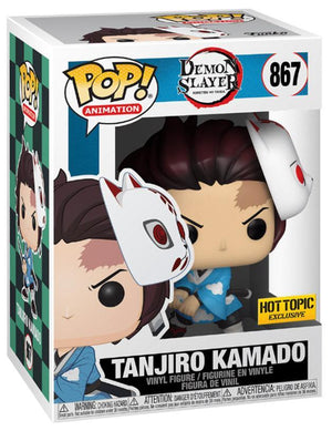 Pop Demon Slayer Tanjiro Kamado with Mask Vinyl Figure Special Edition #867