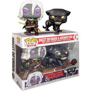 Pop Dungeons & Dragons Drizzt DoUrden with Guenhwyvar 2-Pack Vinyl Figure Special Edition