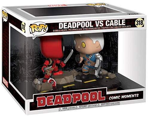 Pop Marvel Comic Moments Deadpool Deadpool vs. Cable Vinyl Figure #318