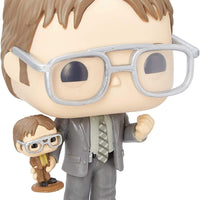 Pop Office Dwight Holding Dwight Vinyl Figure Fall Convention Exclusive