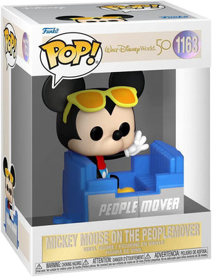 Pop Walt Disney World 50th Mickey Mouse on the People Mover Vinyl Figure