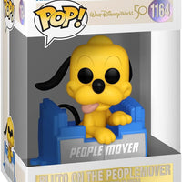 Pop Walt Disney World 50th Pluto on the People Mover Vinyl Figure