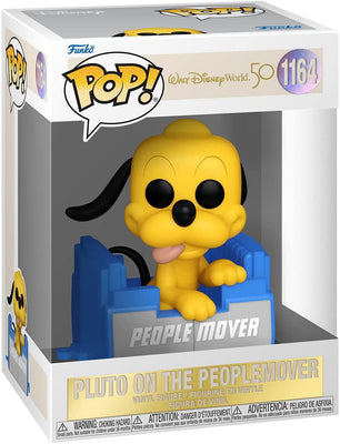 Pop Walt Disney World 50th Pluto on the People Mover Vinyl Figure