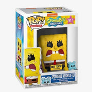 Pop Spongebob Squarepants Spongebob Weightlifter Vinyl Figure Hot Topic Exclusive #917