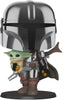 Pop Star Wars Mandalorian Chrome Mandalorian with the Child 10" Vinyl Figure #380