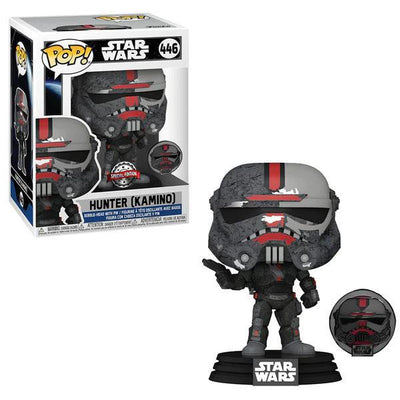 Pop Star Wars Across the Galaxy Hunter with Pin Vinyl Figure Special Edition