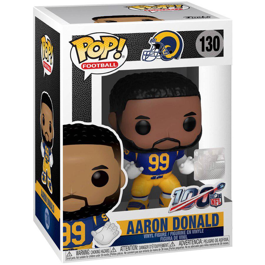 Pop NFL Star Rams Aaron Donald Vinyl Figure