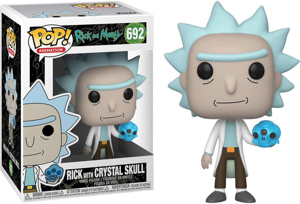 Pop Rick & Morty Rick with Crystal Skull Vinyl Figure