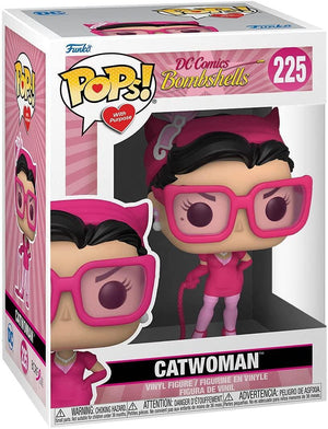Pop DC Comics Breast Cancer Awareness Bombshell Catwoman Vinyl Figure