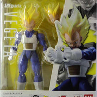 S.H. Figuarts Dragon Ball Z Super Saiyan Vegeta Cell Saga Action Figure