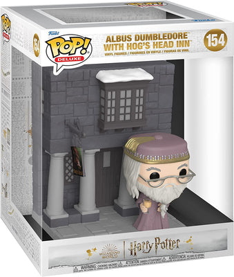 Pop Deluxe Harry Potter Hogsmeade Albus Dumbledore with Hog's Head Inn Vinyl Figure