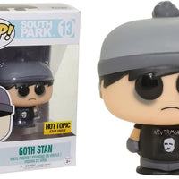 Pop South Park Goth Stan Vinyl Figure Hot Topic Exclusive