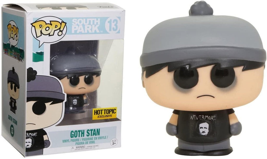 Pop South Park Goth Stan Vinyl Figure Hot Topic Exclusive
