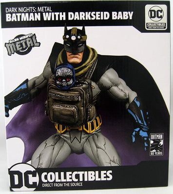Dark Nights Metal Batman with Darkseid Baby Statue