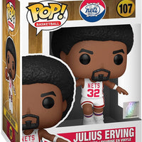 Pop NBA New York Nets Julius Erving Home Jersey Vinyl Figure #107