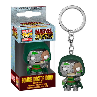 Pocket Pop Marvel Zombies Zombie Dr. Doom Vinyl Key Chain