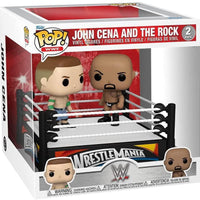 Pop Moment WWE John Cena vs the Rock Vinyl Figure