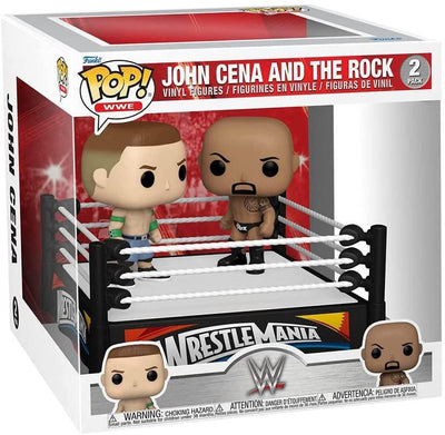Pop Moment WWE John Cena vs the Rock Vinyl Figure