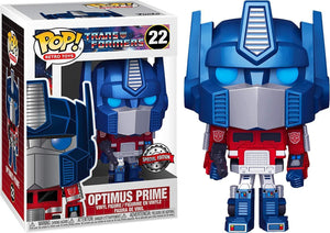 Pop Transformers Metallic Optimus Prime Vinyl Figure Special Edition #22