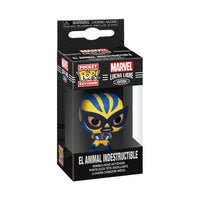 Pocket Pop Marvel Lucha Libre El Animal Indestructible Wolverine Vinyl Key Chain