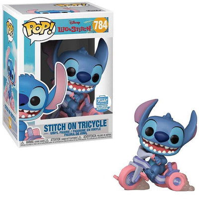 Pop Lilo & Stitch Stitch on Tricycle Vinyl Figure Funko Shop Limited Edition
