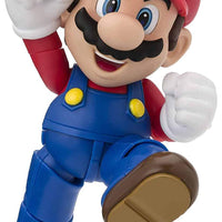 S.H.Figuarts Super Mario Brothers Mario New Package Ver. Action Figure Pre Order Ship 11-2019