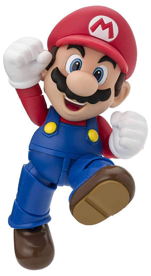 S.H.Figuarts Super Mario Brothers Mario New Package Ver. Action Figure Pre Order Ship 11-2019