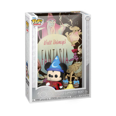 Pop Movie Poster Disney 100 Fantasia Sorcerer's Apprentice Mickey with Broom Vinyl Figure