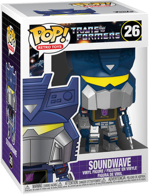 Pop Transformers Soundwave Vinyl Figure