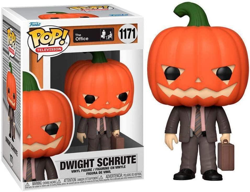 Pop Office Dwight Schrute with Pumpkinhead Vinyl Figure #1171