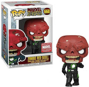 Pop Marvel Zombies Zombie Red Skull Vinyl Figure Marvel Collector Corp Exclusive #668