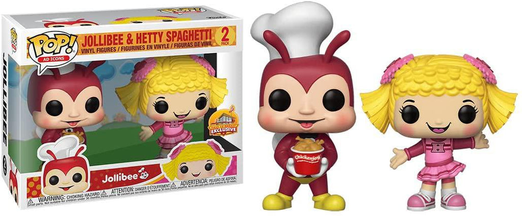 Pop Jollibee Jollibee & Hetty Spaghetti Vinyl Figure 2-Pack Exclusive