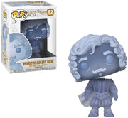 Pop Harry Potter Nearly Headless Nick Blue Translucent Vinyl Figure