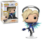 Pop Overwatch Mercy Cobalt Vinyl Figure Game Stop Exclusive #304