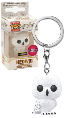 Pocket Pop Harry Potter Hedwig Flocked Vinyl Key Chain